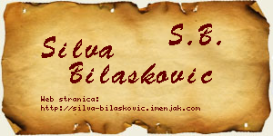 Silva Bilašković vizit kartica